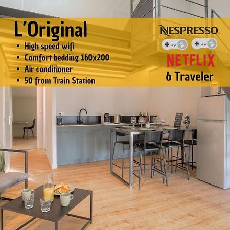 L Original - Travelhome - Free Wifi - 6 Travelers Villefranche-sur-Saône Dış mekan fotoğraf