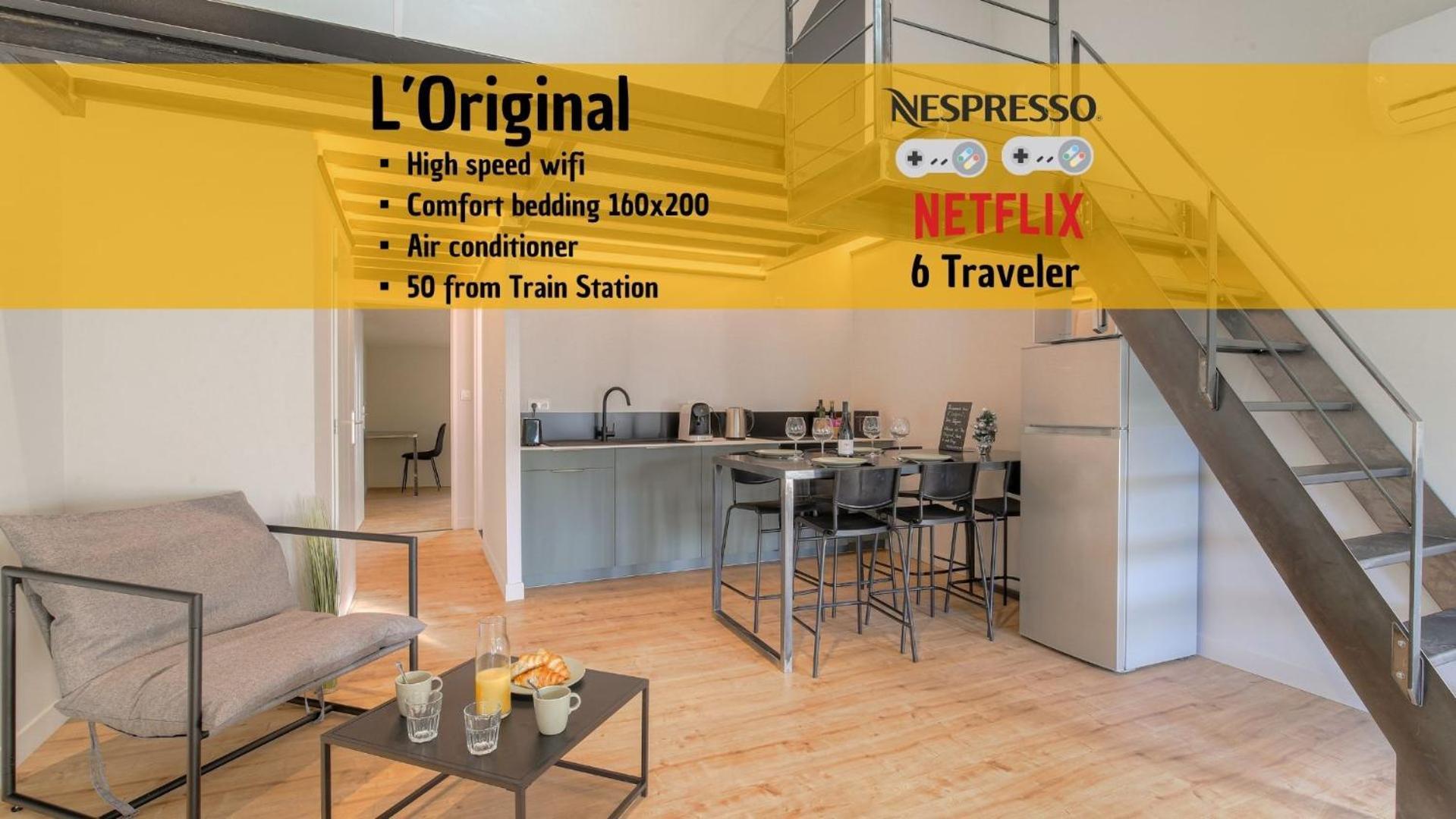 L Original - Travelhome - Free Wifi - 6 Travelers Villefranche-sur-Saône Dış mekan fotoğraf